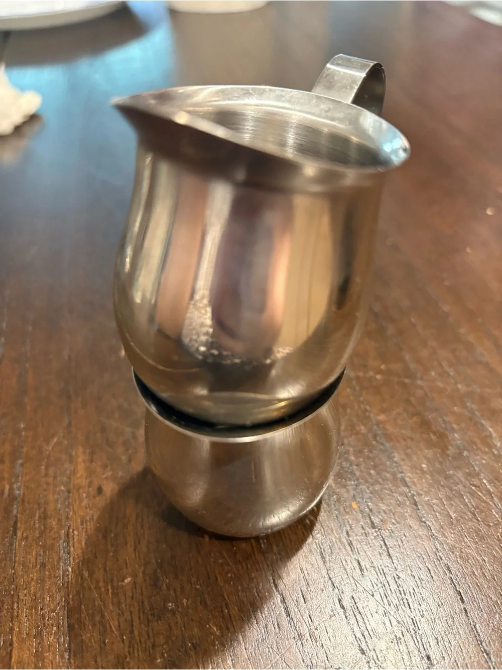 Sur La Table Stainless Steel Creamer Pitcher Pair - Silver Finish